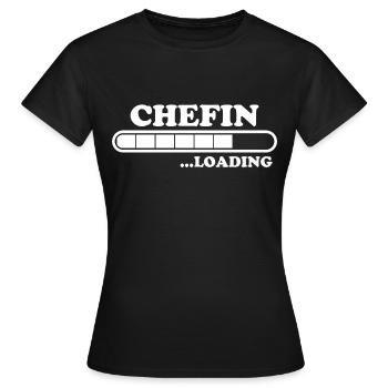 Chefin Spruch Familie Beruf Lustig Chefin Geschenk - Frauen T-Shirt - Schwarz - Vorne - AI Model Female 172 dark (172cm)