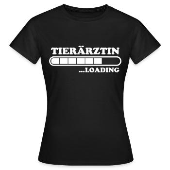 Tierärztin Spruch Job Lustiges Tierärztin Geschenk - Frauen T-Shirt - Schwarz - Vorne - AI Model Female 172 dark (172cm)