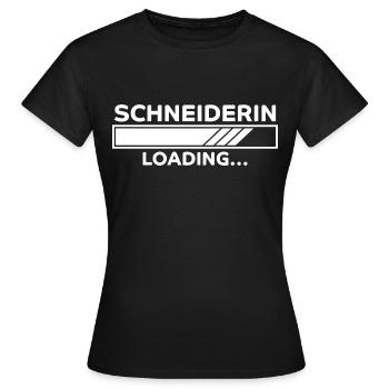 Schneiderin Spruch Lustiges Schneiderin Geschenk - Frauen T-Shirt - Schwarz - Vorne - AI Model Female 172 dark (172cm)
