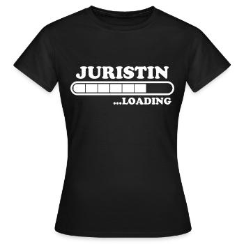 Juristin Spruch Jura Lustiges Juristin Geschenk - Frauen T-Shirt - Schwarz - Vorne - AI Model Female 172 dark (172cm)