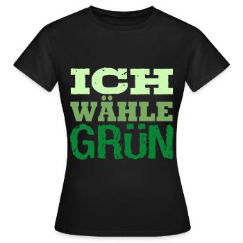 Annalena Anna 2021 Grüne Kanzlerin Bundestagswahl - Frauen T-Shirt - Schwarz - Vorne - AI Model Female 172 dark (172cm)