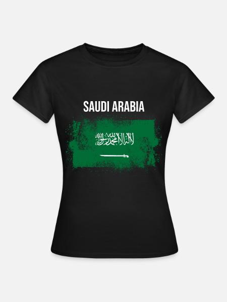 Saudi-Arabien - Frauen T-Shirt - Schwarz