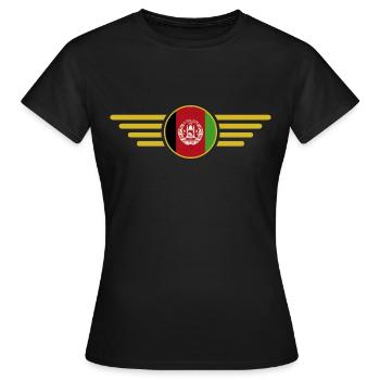I Love Afghanistan, Elegance Style Design T-Shirt - Women's T-Shirt - black - Front - AI Model Female 172 dark (172cm)