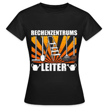 Rechenzentrumsleiter Rechen & Leiter Garten - Frauen T-Shirt - Schwarz - Vorne - AI Model Female 172 dark (172cm)