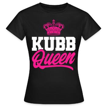 Kubb Kubb Spieler Kubb Liebhaber Kubb Königin - Frauen T-Shirt - Schwarz - Vorne - AI Model Female 172 dark (172cm)