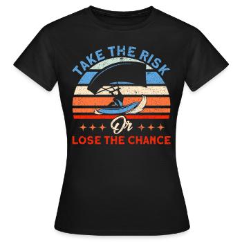 Kiteboarder Kitesurfer Kiten Kiteboard Geschenk - Frauen T-Shirt - Schwarz - Vorne - AI Model Female 172 dark (172cm)