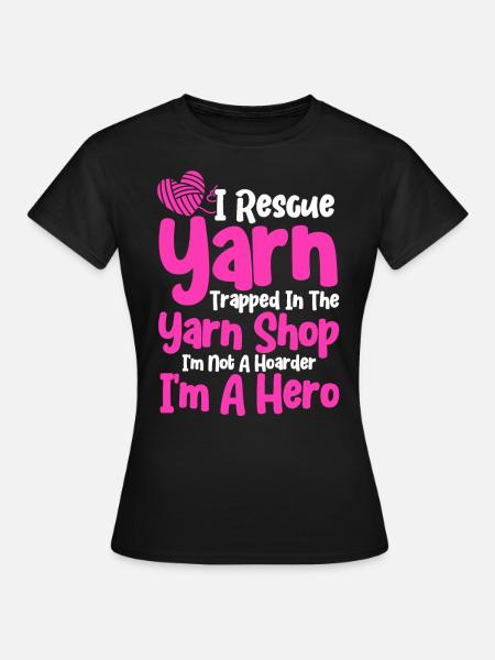 Knitting Knitting Lovers Knitting Gift - Women's T-Shirt - black