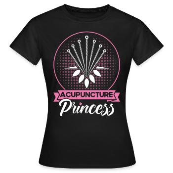Alternative Medicine Chinese Medicine Acupuncture - Women's T-Shirt - black - Front - AI Model Female 172 dark (172cm)