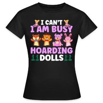 Sammeln Lustig Sammlung Geschenk - Frauen T-Shirt - Schwarz - Vorne - AI Model Female 172 dark (172cm)
