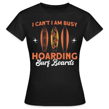 Collect Surfing Collection Gift - Women's T-Shirt - black - Front - AI Model Female 172 dark (172cm)