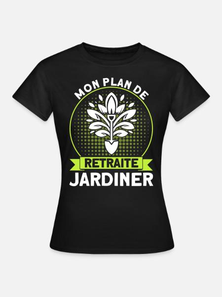 Gartenarbeit Gärtner Schrebergarten Geschenk - Frauen T-Shirt - Schwarz