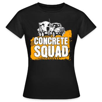Béton Bâtisseur Béton Béton Renforcé Constructeur Cadeau - T-shirt Femme - noir - Devant - AI Model Female 172 dark (172cm)