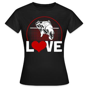 Saut à la perche Saut à la perche Cadeau - T-shirt Femme - noir - Devant - AI Model Female 172 dark (172cm)