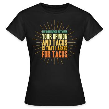 Sarcasme Sarcastique Ironie Cadeau - T-shirt Femme - noir - Devant - AI Model Female 172 dark (172cm)