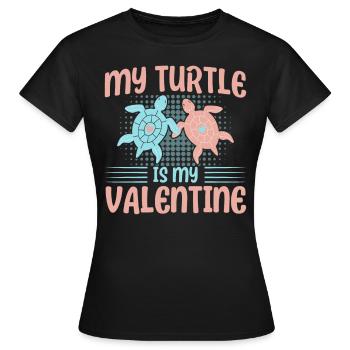 Tortues marines Tortues marines Tortues - T-shirt Femme - noir - Devant - AI Model Female 172 dark (172cm)