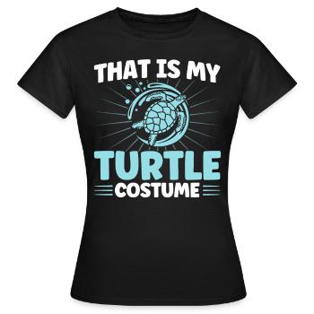 Tortues marines Tortue marine Tortue G - T-shirt Femme - noir - Devant - AI Model Female 172 dark (172cm)