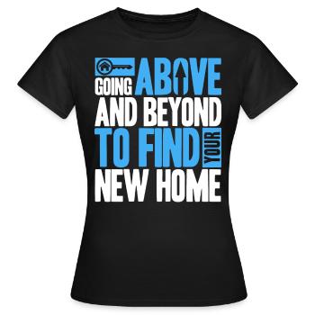 Real Estate Sale Real Estate Real Estate Agent Business - Women's T-Shirt - black - Front - AI Model Female 172 dark (172cm)