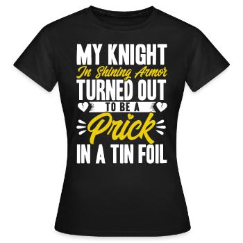 Divorce Divorcé Divorcé Cadeau - T-shirt Femme - noir - Devant - AI Model Female 172 dark (172cm)