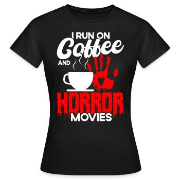 Film d’horreur Film d’horreur Film d’horreur Slasher Film Cadeau - T-shirt Femme - noir - Devant - AI Model Female 172 dark (172cm)