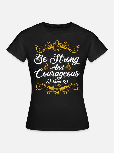 Christlich Religiös Bibelvers Geschenk - Frauen T-Shirt - Schwarz