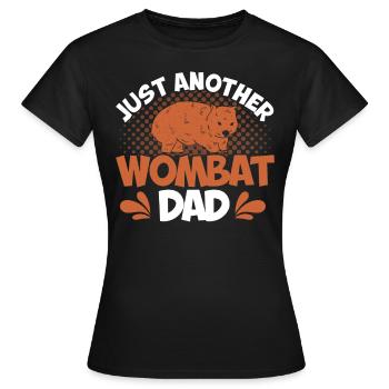 Wombats Wombat Australie Outback Cadeau - T-shirt Femme - noir - Devant - AI Model Female 172 dark (172cm)