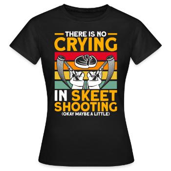 Tir Sports Tir au pigeon d’argile Club de tir Cadeau - T-shirt Femme - noir - Devant - AI Model Female 172 dark (172cm)