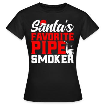 Pipe Smokers Community Pipe Smoking Pipes fr - T-shirt Femme - noir - Devant - AI Model Female 172 dark (172cm)