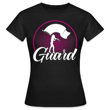 Cadeau de garde de drapeau de garde - T-shirt Femme - noir - Devant - AI Model Female 172 dark (172cm)