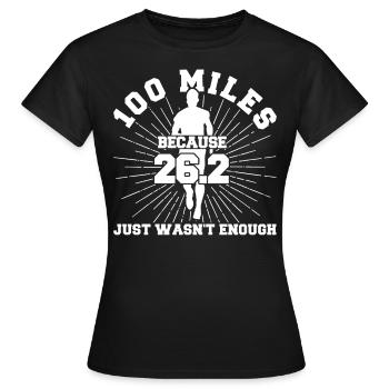 Ultralauf Ultramarathonläufer Marathonläufer Gesch - Frauen T-Shirt - Schwarz - Vorne - AI Model Female 172 dark (172cm)
