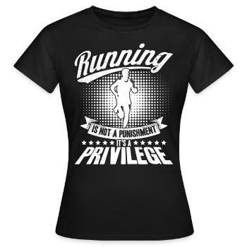 Ultralauf Trailrunning Marathonläufer Geschenk - Frauen T-Shirt - Schwarz - Vorne - AI Model Female 172 dark (172cm)