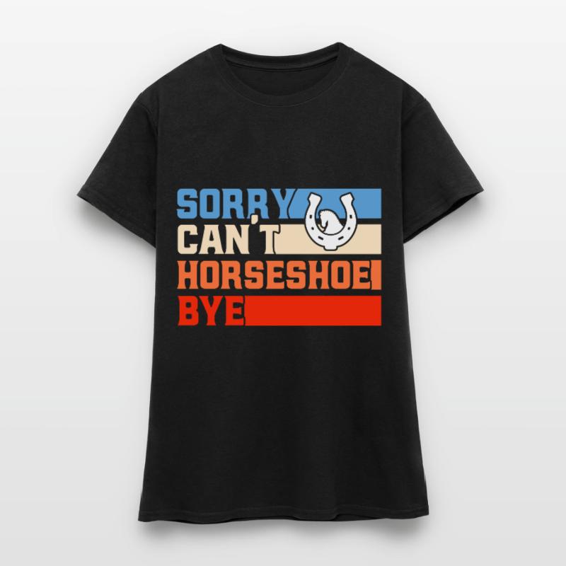 Jeu de lancer de fer à cheval Lancer de fer à cheval Lancer de fer à cheval Lancer de fer à cheval T-shirt Femme