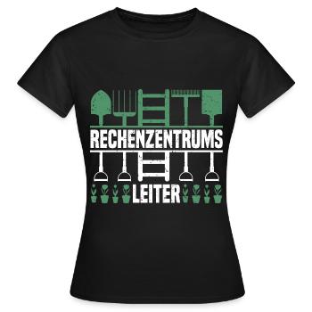 Rechenzentrumsleiter Rechen & Leiter Garten - Frauen T-Shirt - Schwarz - Vorne - AI Model Female 172 dark (172cm)