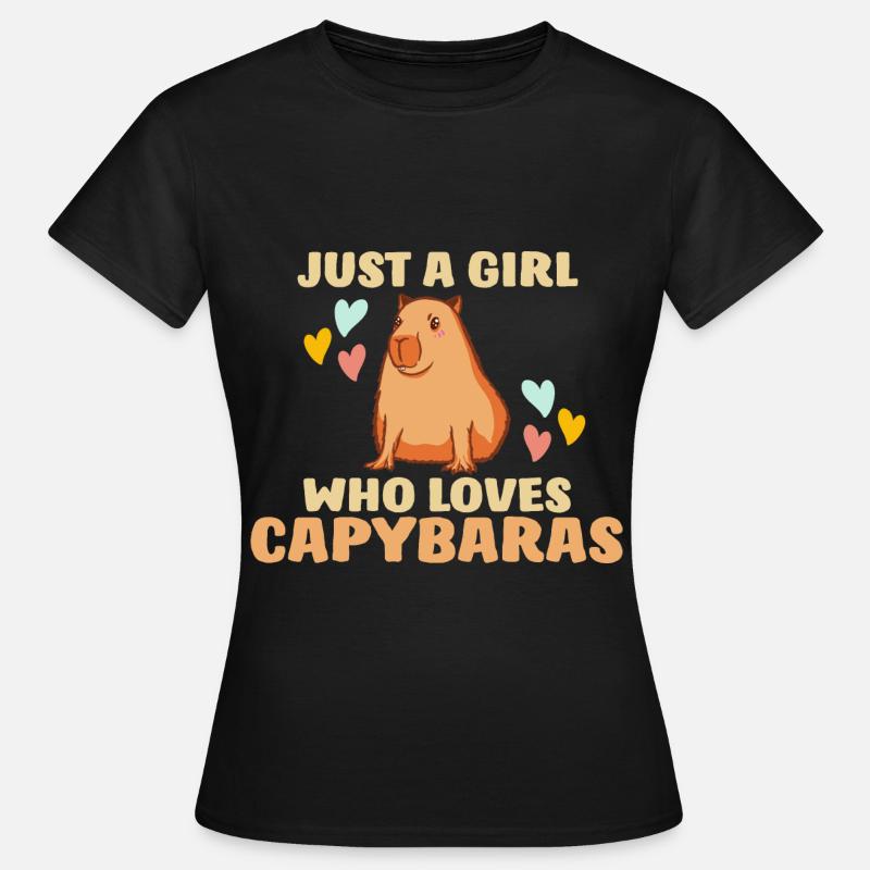 Capybara capybara capybara rodent - Women's T-Shirt - black