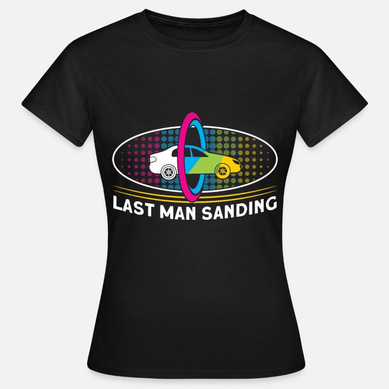 Vehicle painter Last man grinding Gesc - Women's T-Shirt - black