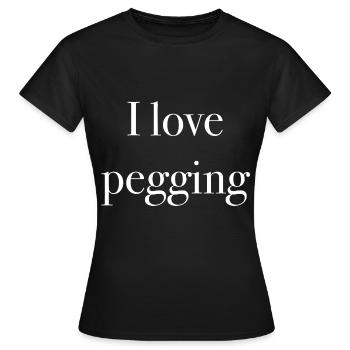 Pegging - Women's T-Shirt - black - Front - AI Model Female 172 dark (172cm)