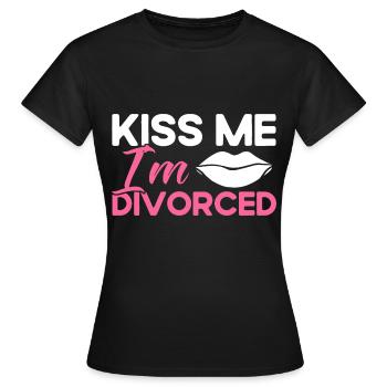 Divorce Divorcé Don divorcé - T-shirt Femme - noir - Devant - AI Model Female 172 dark (172cm)