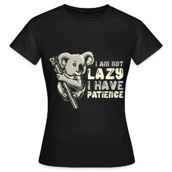 Koala Koala Bear - Women's T-Shirt - black - Front - AI Model Female 172 dark (172cm)