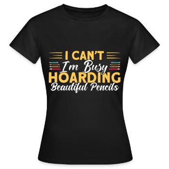 Collect Funny Collection Gift - Women's T-Shirt - black - Front - AI Model Female 172 dark (172cm)