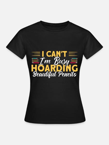 Sammeln Lustig Sammlung Geschenk - Frauen T-Shirt - Schwarz