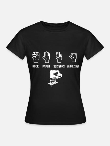 Zimmermann Tischler Schreiner - Dame-T-shirt - sort