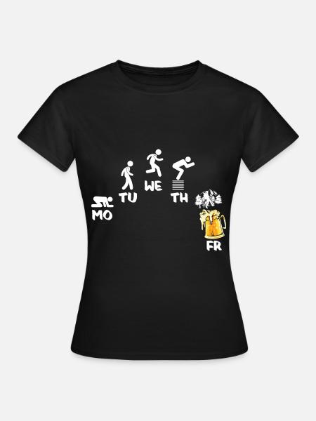 Camping Campen Zeltplatz Zelten - Frauen T-Shirt - Schwarz