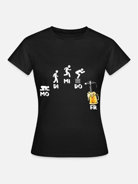 Crane Construction Crane Crane Operator Crane Operator - Women's T-Shirt - black
