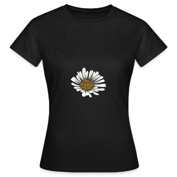 Marguerite - T-shirt Femme - noir - Devant - AI Model Female 172 dark (172cm)