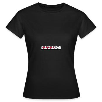 Retrogaming - T-shirt Femme - noir - Devant - AI Model Female 172 dark (172cm)