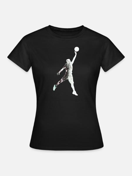 Basketballer / Basketball - Frauen T-Shirt - Schwarz