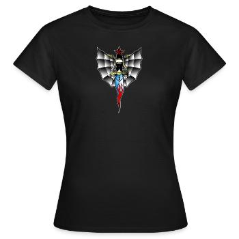 GAMBLE Dagger - Women's T-Shirt - black - Front - AI Model Female 172 dark (172cm)