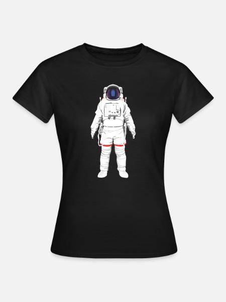 Astronautenanzug Illustration - Frauen T-Shirt - Schwarz