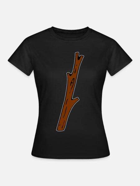 Ast - Frauen T-Shirt - Schwarz