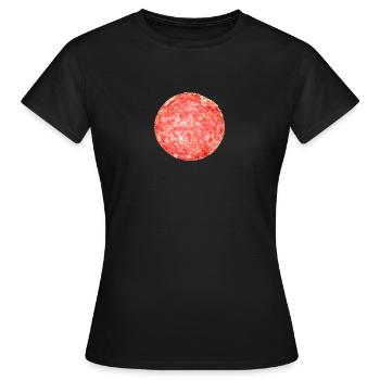 salami - T-shirt Femme - noir - Devant - AI Model Female 172 dark (172cm)