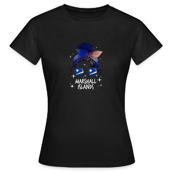 Marshallinseln - Frauen T-Shirt - Schwarz - Vorne - AI Model Female 172 dark (172cm)